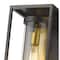 Z-Lite Dunbroch 1 Light Outdoor Wall Sconce, Deep Bronze + Outdoor Brass & Clear 584S-DBZ-OBS - alternate 2